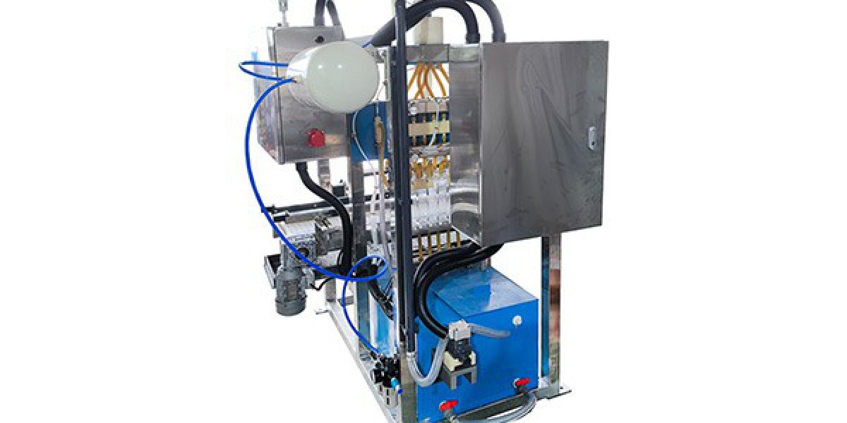 What is the function of a lead-acid battery acid filling machine?