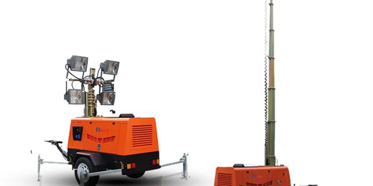 Durable 4HVL4000 Metal Halide Mobile Light Tower – Reliable Outdoor Lighting Solution